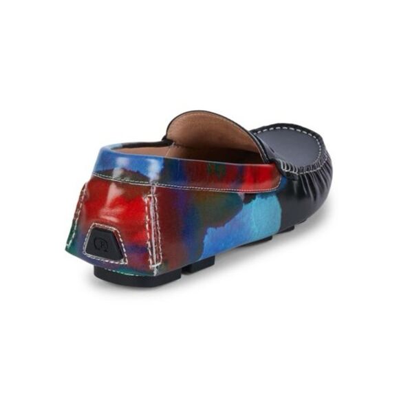 Robert Graham Sonny Leather Loafer Black/Multi
 NWOT main image 7